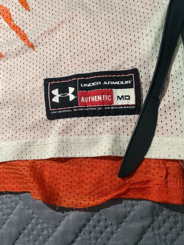 Under Armour Authentic Reversible orange white panthers Basketball Jersey sz MD gallery