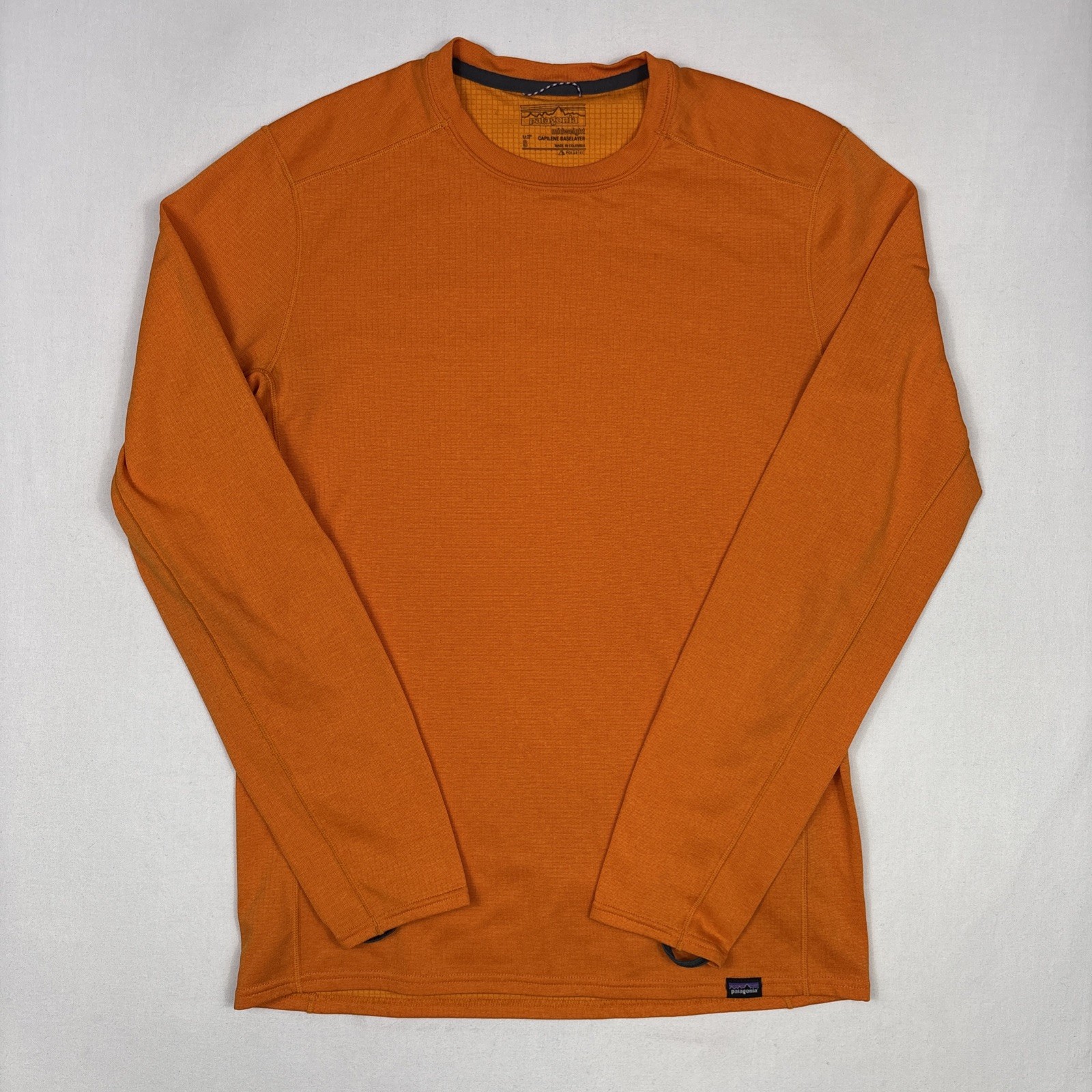Patagonia Capilene Baselayer Midweight Shirt Men's S Orange Polartec Hiking gallery