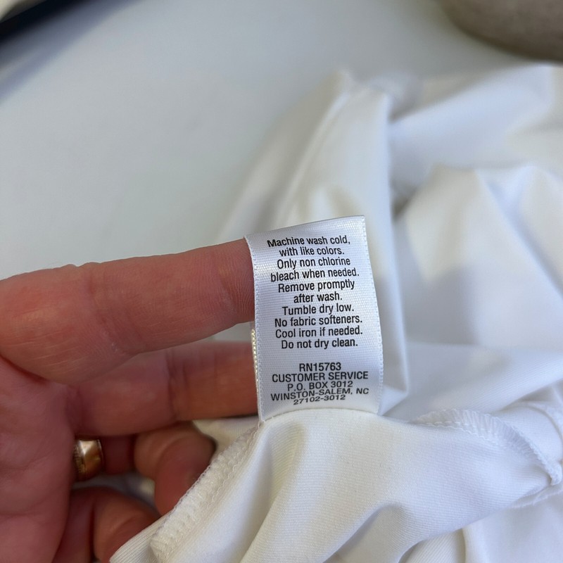Champion Athletic Double Dry Long Sleeve Shirt Mens Large or Medium White gallery