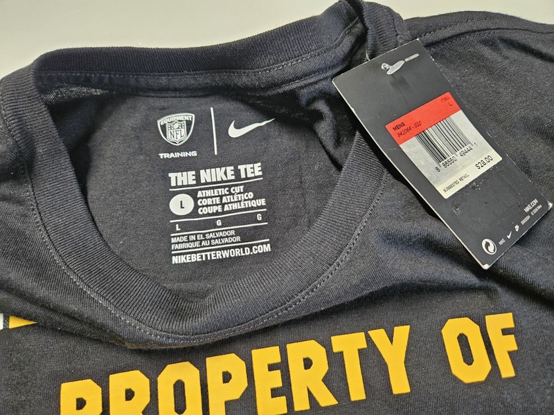 Nike Men's Pittsburgh Pirates graphic t-shirt sz L black new! gallery