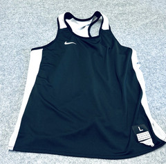 Nike Basketball Vintage Reversible Black White Jersey Tank Top Men’s Size Large