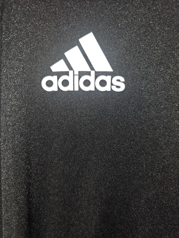 adidas Climalite Men's Black/White Colorblock Crew Neck T-Shirt M Polyester gallery