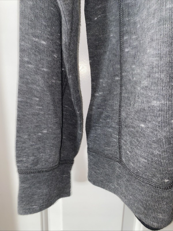 Men’s Tommy Bahama Reversible 1/4 Zip Pullover Heather Gray Charcoal Gray Black gallery