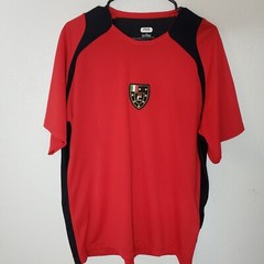 Fila Sport Italy Soccer Jersey Shirt Mens XL Red Patch