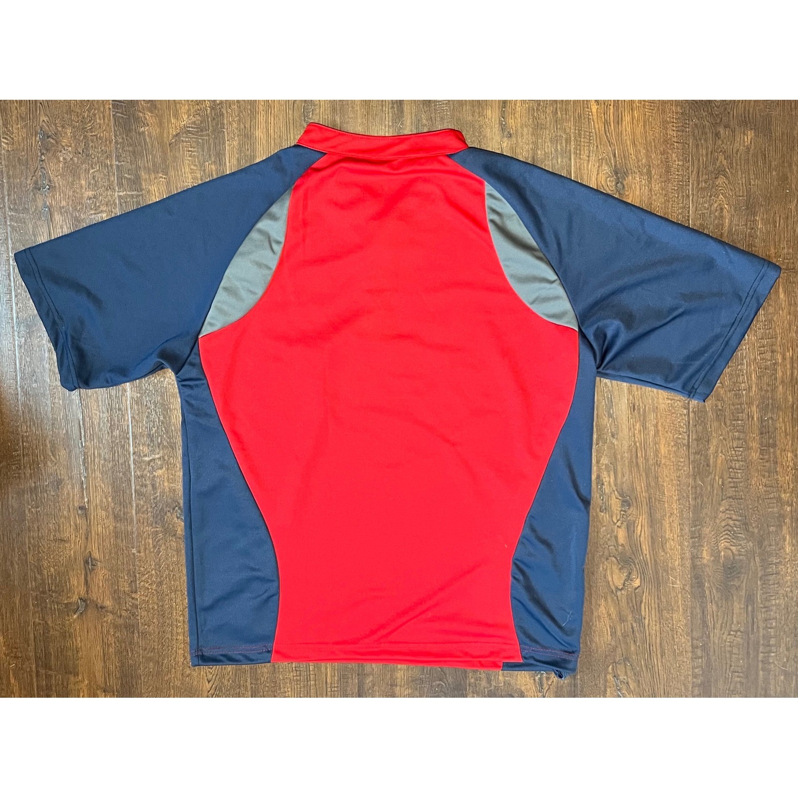 Match Up St Louis Cardinals MLB Quarter Zip Performance Shirt Mens XL Red Navy gallery