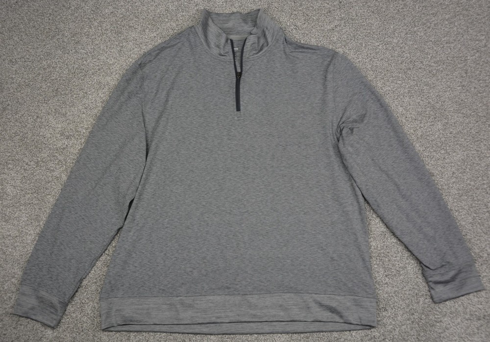 Van Heusen Performance Long Sleeve Workout Shirt Men's XL Reg Gray