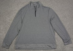 Van Heusen Performance Long Sleeve Workout Shirt Men’s XL Reg Gray