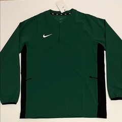 Nike Baseball Shirt Mens M Long Sleeve Batting Cage Coaches top DO9174 green