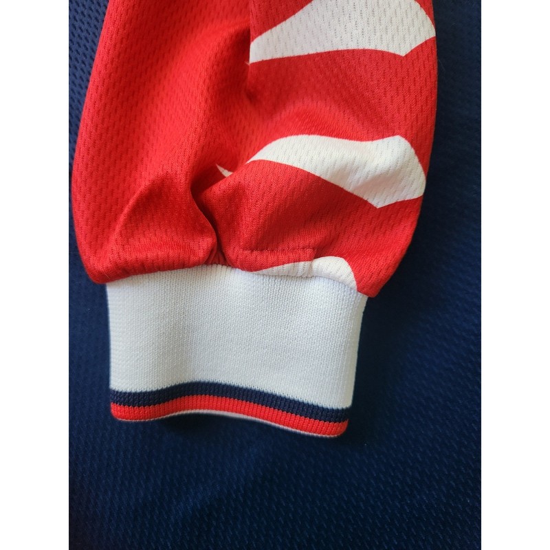 Vintage 90s Fila Goalie Soccer Jersey Claw Pattern Flocked Logo Made in ltaly gallery
