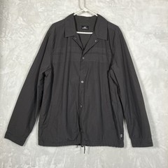 O’Neill Jackson Coaches Button Nylon Jacket Mens Size XL Black Color