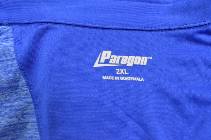 Paragon 1/4 zip active sweatshirt size 2XL polyester long sleeve blue NWT- D0054 gallery