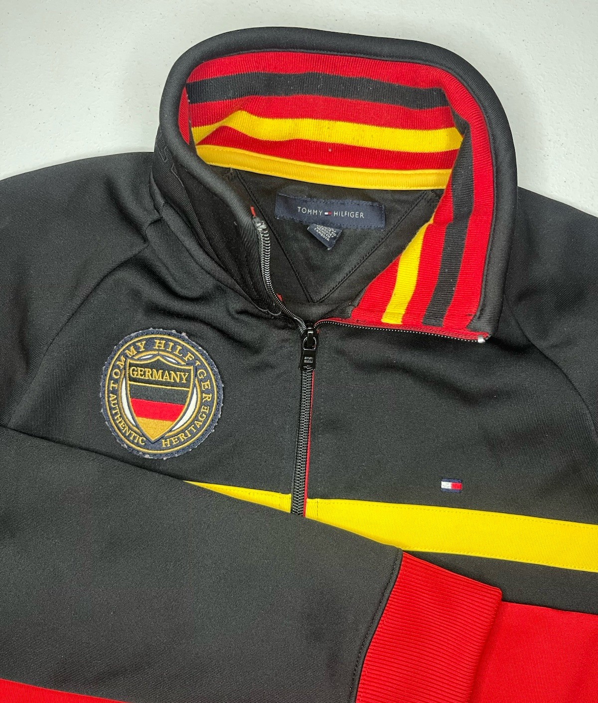 Tommy Hilfiger Full-Zip Track Jacket Men’s M Germany World Cup Soccer Futbol gallery