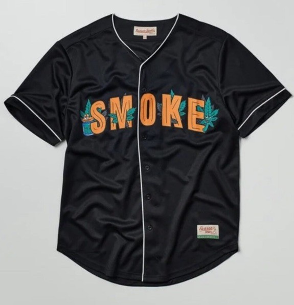 Reason Men Smoke Baseball Jersey (Black) gallery