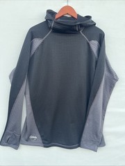 Cabelas Shirt Mens XXL Black E.C.W.C.S. Polartec Power Grid Baselayer Crew Neck