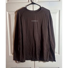 YoungLA Brown Long Sleeve Performance Gym Shirt Model 823 XL Raglan Sleeve