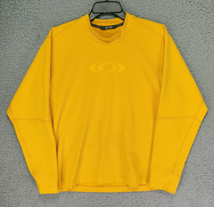 Vintage Salomon Motomesh Long Sleeve Shirt Mens L Yellow Thermal Y2K 2003 Ski