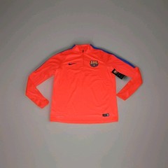 NIKE FC BARCELONA HALF- ZIP DRILL WARM UP MENS SOCCER SHIRT – MENS SIZE MEDIUM