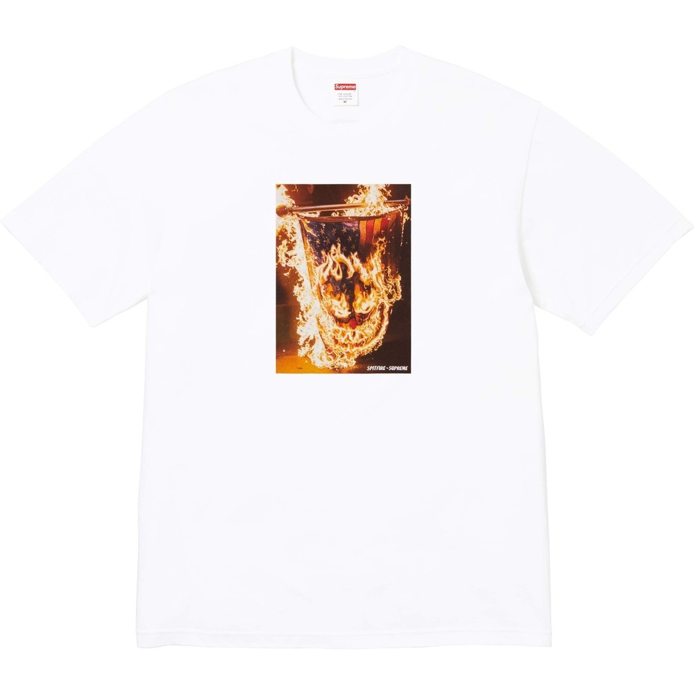Supreme x Spitfire Flag Tee 5colors 26SS