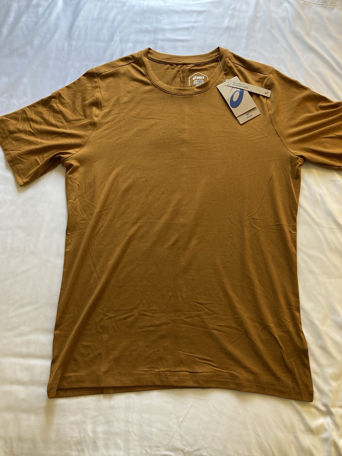ASICS Men's Short Sleeve HTHR TECH TOP Running Apparel, M, Autumnal gallery