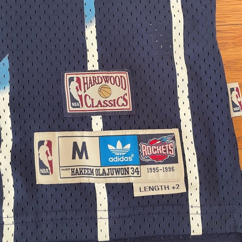 Hakeem Olajuwon Houston Rockets Adidas Hardwood Classics Jersey (M) gallery