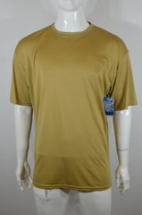 Vapor Apparel Men’s T shirt 2XL Freedom tee short sleeve UPF50 Sand NWT