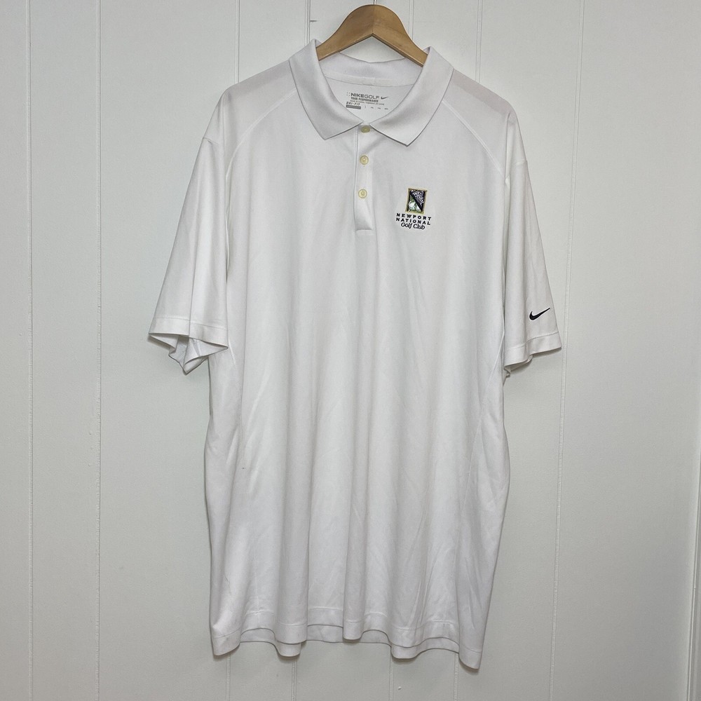 Nike Golf Performance Polo Shirt Mens XXL Embroidered Newport National Golf Club