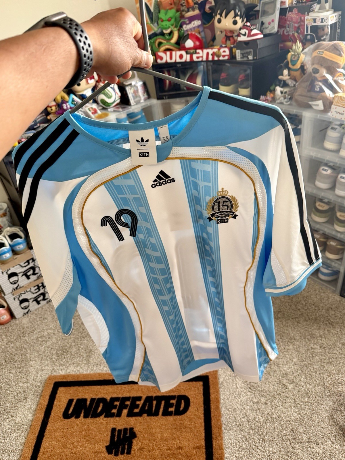 Kith x Adidas Football Messi Jersey Size Medium gallery