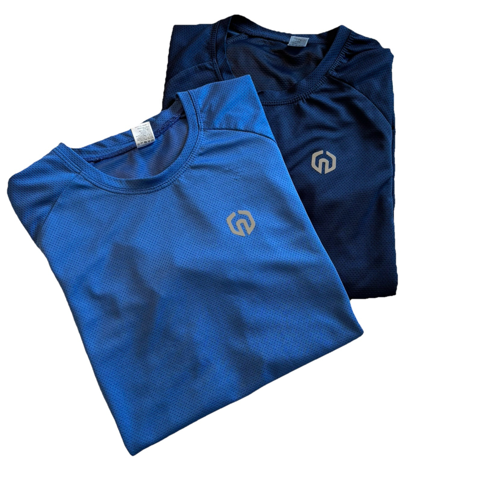 Neleus Men’s 2pack Athletic Dry Fit Mesh Short Sleeves Shirts Size M gallery