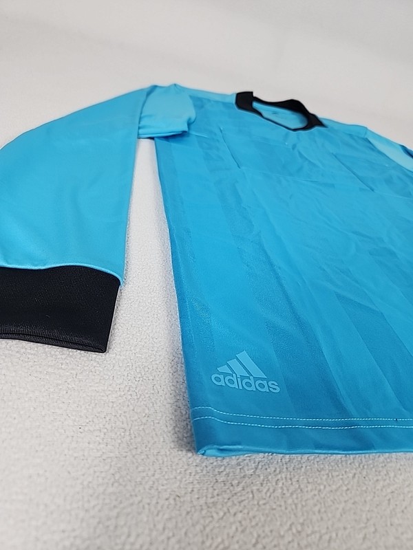 Adidas Climalite Long Sleeve Referee Jersey Men's Size L Blue Pockets CV6323 gallery