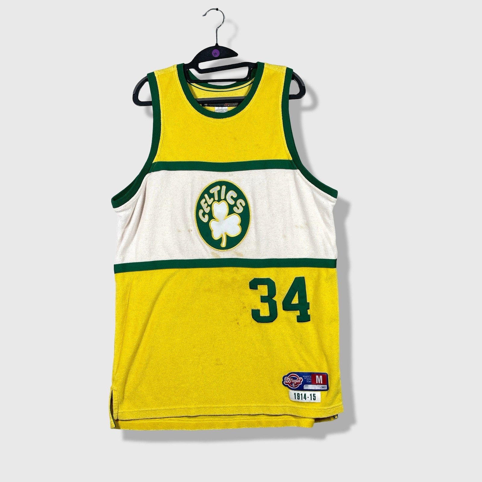 Reebok Boston Celtics Basketball Classic Jersey Mens M Paul Pierce 34 Terry gallery