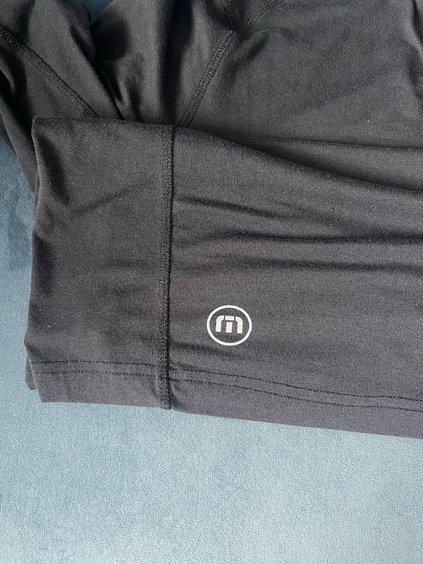 Travis Mathew L 1/4 Zip Pullover Black Mock Neck Long Sleeve Stretch Full Swing gallery