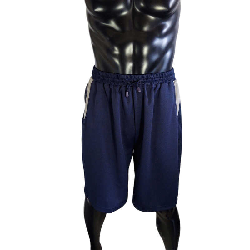 New Vintage Men 2-Piece Active Jersey Tracksuit Shirt & Short, Blue Medium-XXXL gallery