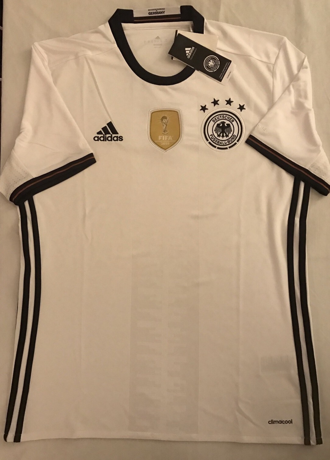 Adidas Germany National Team 2016/17 Soccer Jersey AI5014 Men’s Sz: Small gallery