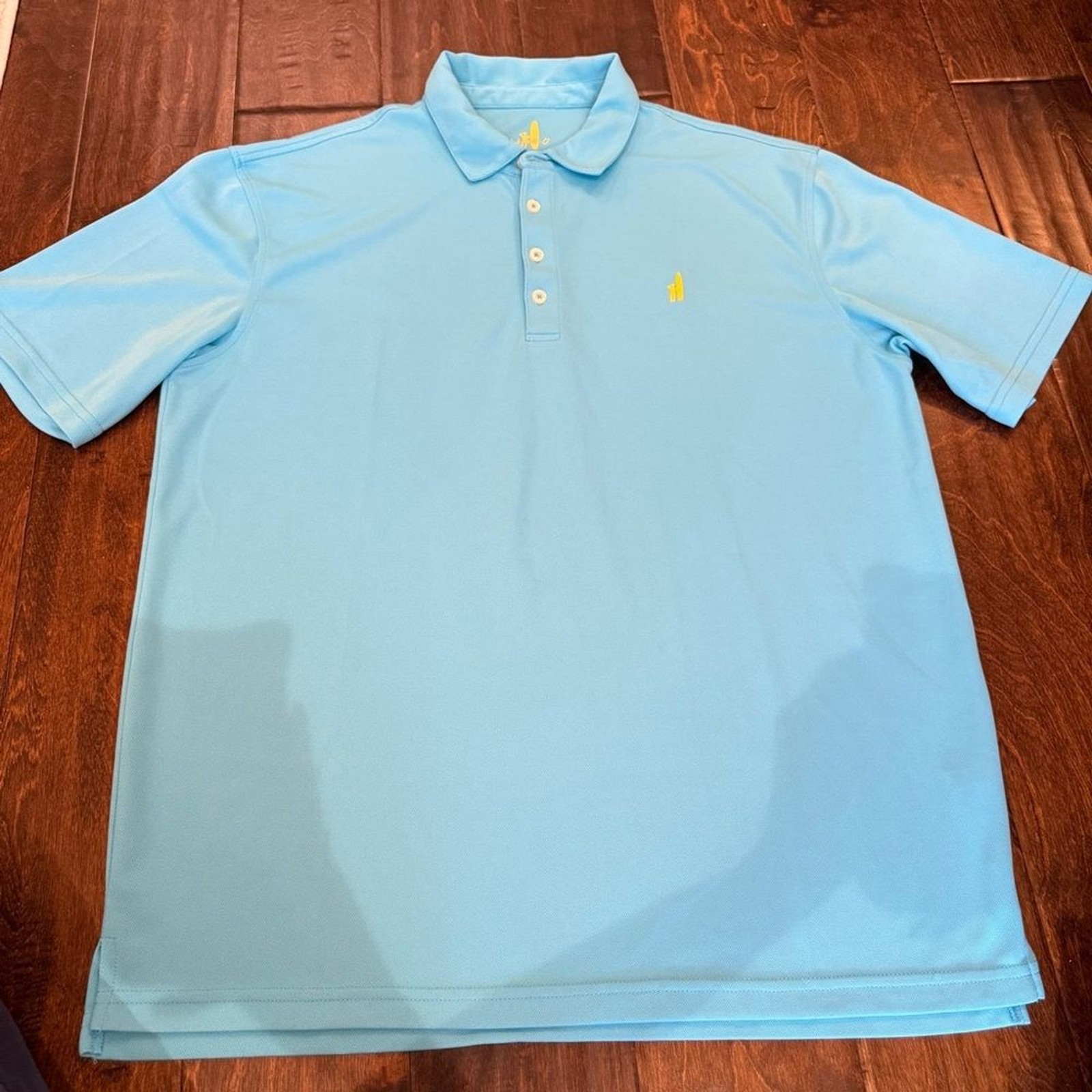 Johnnie-O Prep-Formance Tech Stretch Golf Polo Shirt Electric Blue size Large gallery