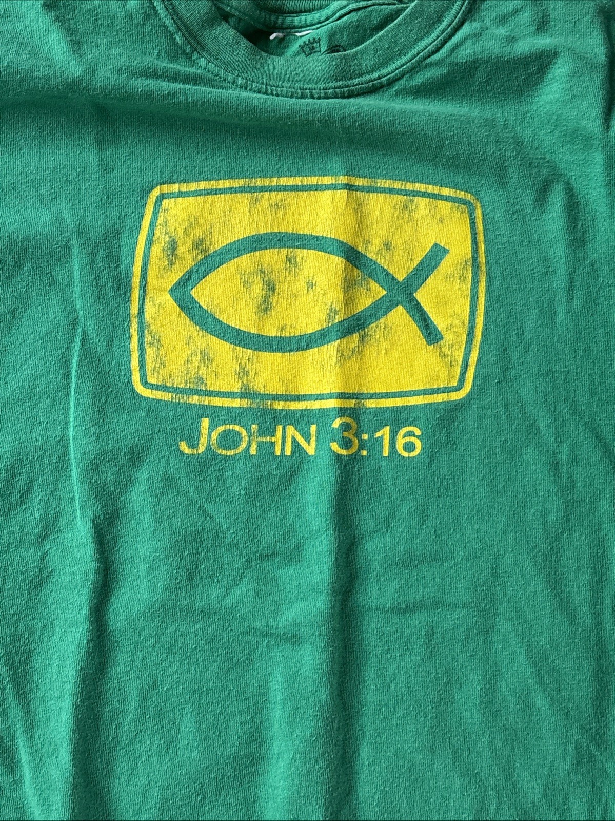 Choice Cuts Green John 3:16 “John Deer” Tshirt gallery