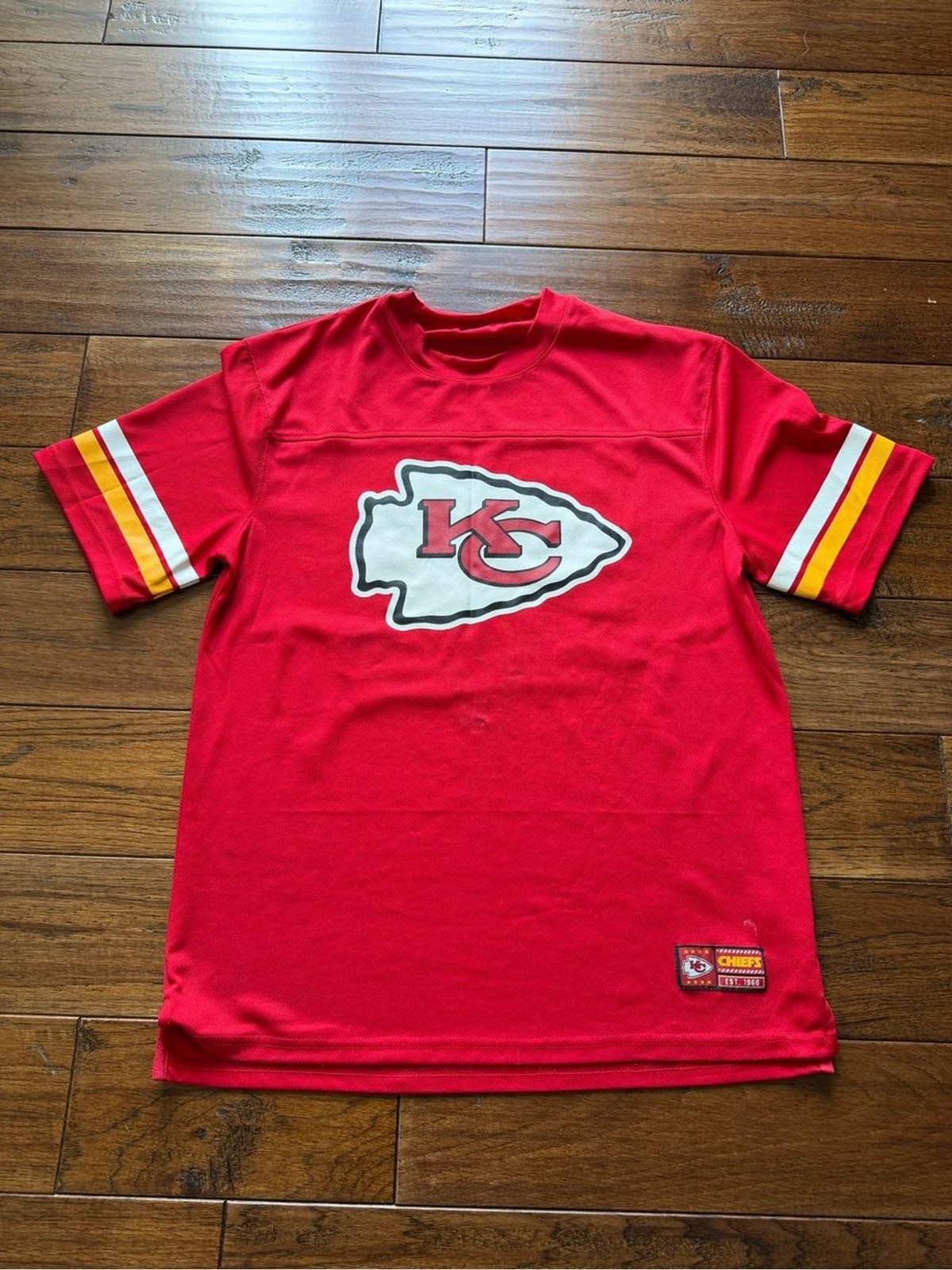 NFL Kansas City Chiefs Red Short Sleeve Jersey Tee gallery