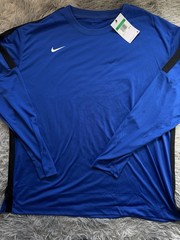 NWT Nike Dri-fit Blue & Black Athletic Men’s Long Sleeve Shirt
