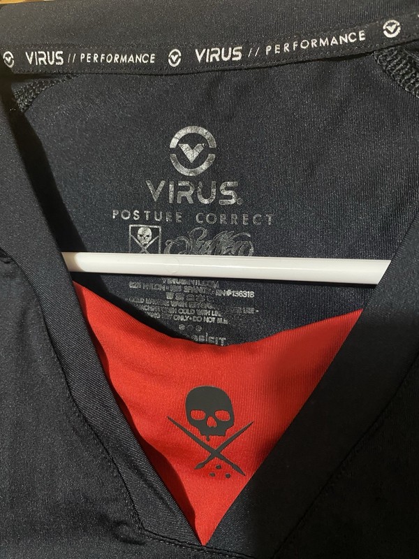 Sullen x Virus Posture Correct Compression Shirt Tattoo Artist Edition Black XL gallery