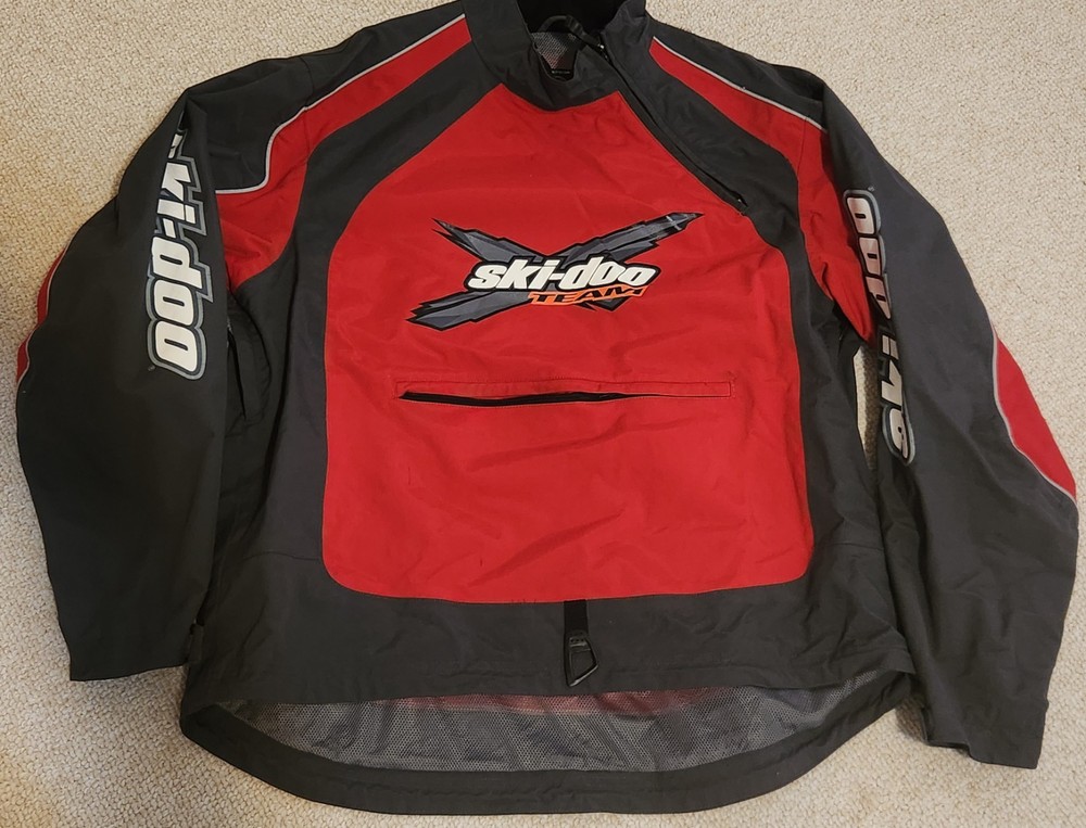 Ski-Doo Men’s Team Fleece Pullover Sweatshirt BRP 1/4 Zip Sweater Size XL