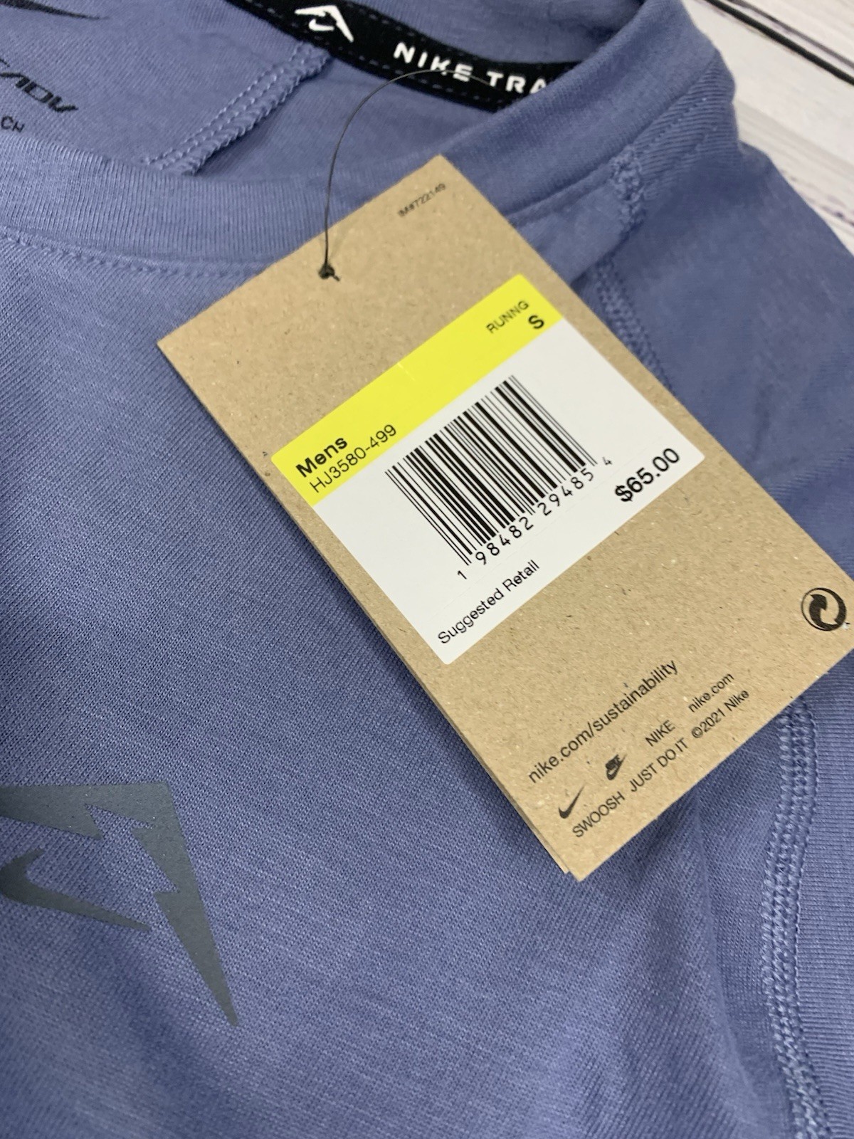 Nike Solar Chase Men's SMALL Dri-FIT ADV Short-Sleeve Running SHIRT HJ3580 $65 gallery