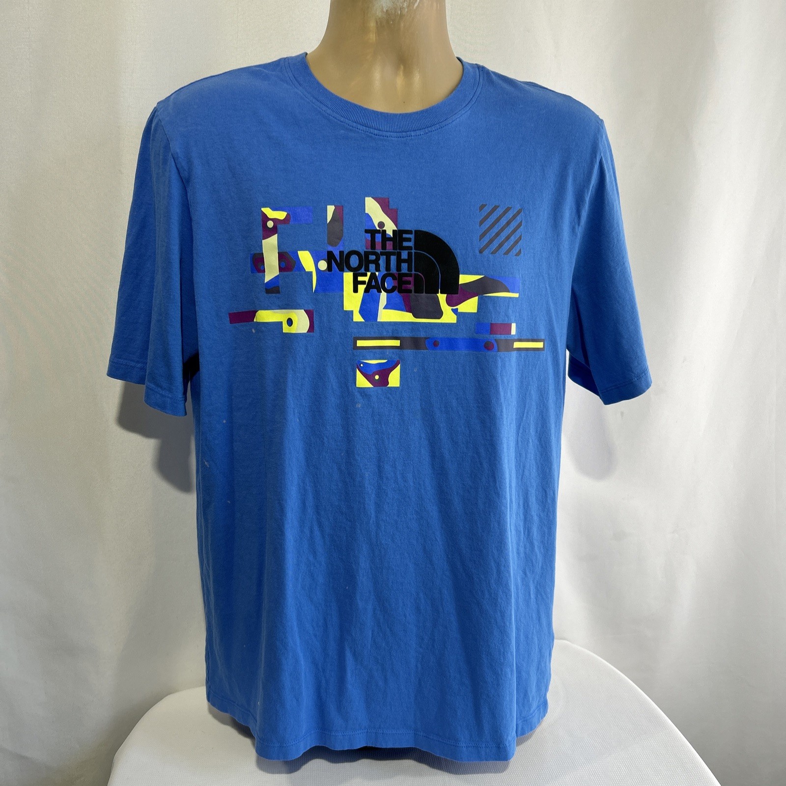 The North Face Men's Short Sleeve Graphic T Shirt Blue Size L See Pictures ** gallery
