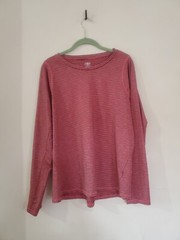 Athletic Works Women Long Sleeve T-shirt (16-18) Heather Red Size XL/XG