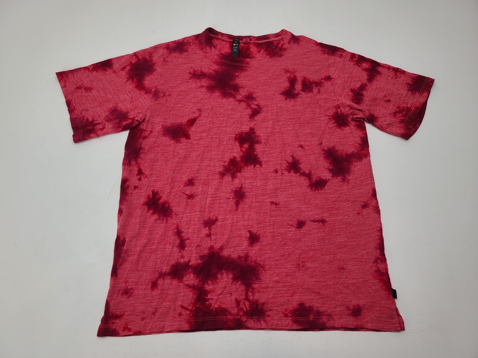 Lululemon Lab Wool-Blend Shirt in Tie Dye Pink Dragonfruit Wild Berry Size M gallery