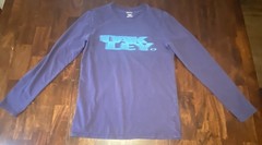 OAKLEY Shirt Men’s Medium 38” Blue Mark II Retro Logo B1B Crew Neck L/S T-Shirt