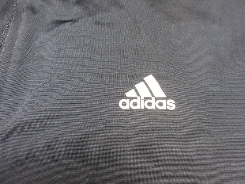 adidas mens navy white striped Essentials track jacket XL h46100 gallery