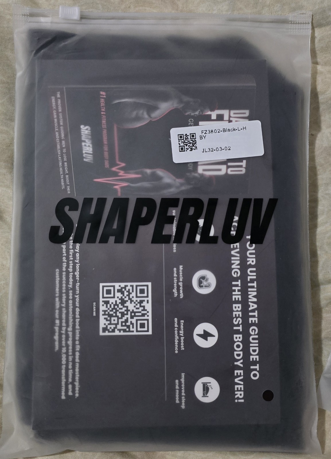 New Shaper Luv 2.0 Compression Tank Top Shirt Black Size Large Genuine Original gallery