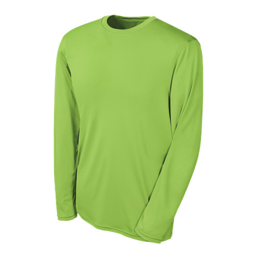 Champion Tactical TAC26 Long Sleeve Double Dry T-Shirt, Safety Green, 3X-Large gallery