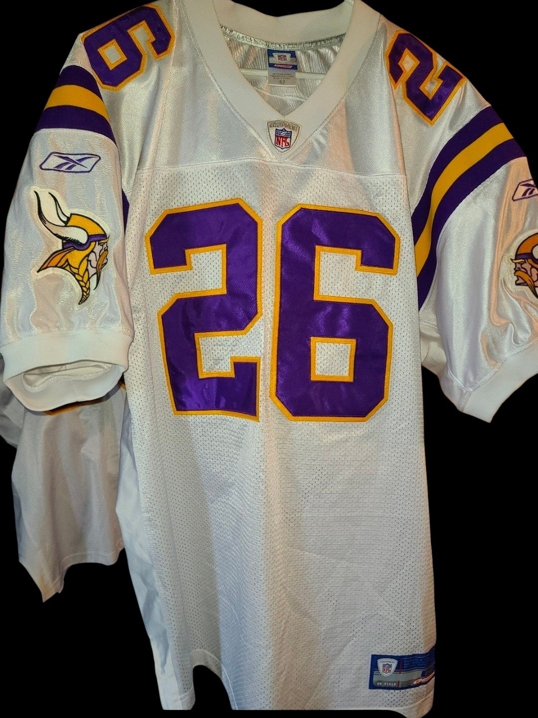 Minnesota Vikings Antoine Winfield Reebok Authentic Football Jersey Size 52 gallery