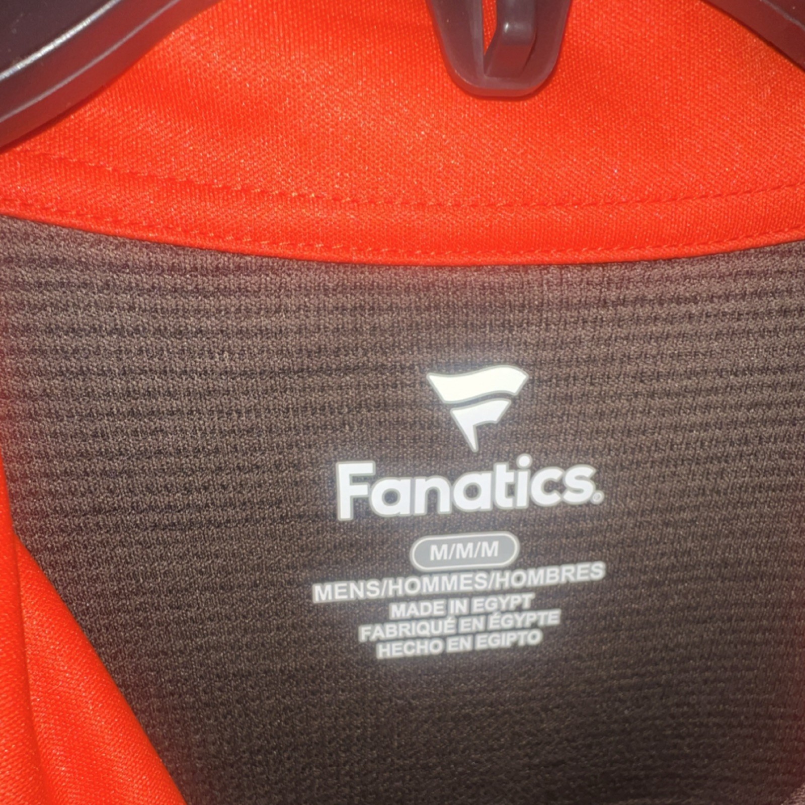 Officially Licensed Fanatics Cleveland Browns NFL Men's Medium Quarter Zip NWT gallery