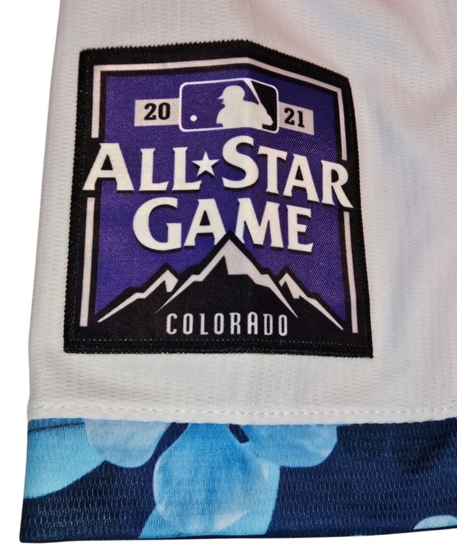 Custom Nike MLB 2021 Cincinnati Reds All Star Game A.C. Stitched White Jersey gallery
